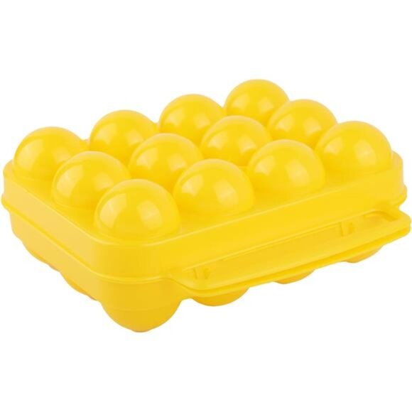 Egg Holder 12 Eggs Camping egg carrier Unbreakable plastic - Picture 1 of 6